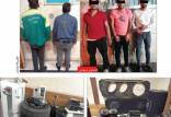 دستگیری اعضای باند,اعضای دو باند دستبرد به قطعات و محتویات خودروها