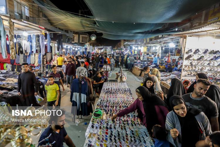 تصاویر بازار اهواز در آستانه عید فطر,عکس های بازار اهواز در آستانه عید فطر 1401,تصاویر مردم در بازار اهواز