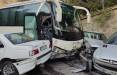 تصادف اتوبوس با ۱۴ خودرو سواری,تصادف در تهران
