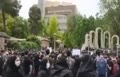 فیلم/ تجمع و‌ تظاهرات دانشجویان دانشگاه علم و صنعت به بگیر و ببندهای حراست