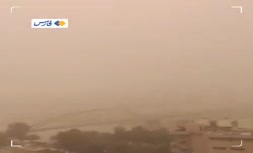 فیلم | آسمان اهواز تیره شد