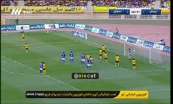 فیلم/ گل اول استقلال به سپاهان توسط محمد دانشگر