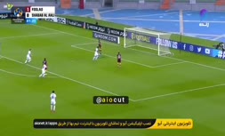 فیلم/ گل اول شباب الاهلی به فولاد توسط الغسانی