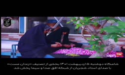 فیلم/ پخش صدای استاد شجریان از شبکه افق صدا و سیما