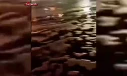 فیلم | رنگ آب زاینده رود تغییر کرد (+توضیحات مدیرکل مدیریت بحران اصفهان)