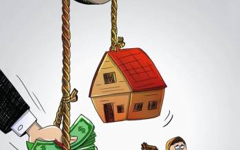 کاریکاتور در مورد گرانی اجاره خانه,کاریکاتور,عکس کاریکاتور,کاریکاتور اجتماعی