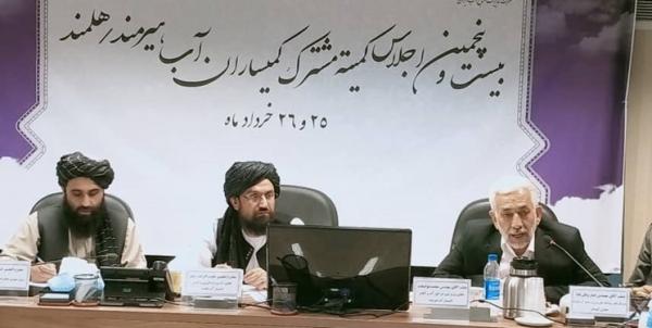 طالبان,گفتگوی طالبان با مقامات ایرانی درباره مشکلات اجرای حقآبه هیرمند