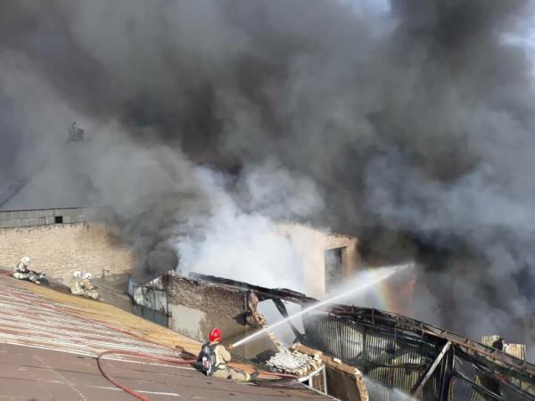 آتش سوزی کارگاه تولید پلاستیک در تهرانپارس,حوادث تهران
