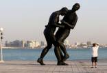 زیدان,نصب دوباره مجسمه جنجالی زیدان در دوحه