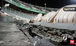 فیلم | فاجعه ورزشگاه آزادی در راه است؛ استادیومِ خسته نشست کرد!