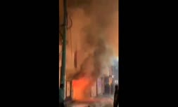 آجیل فروشی «عبدالباقی» مالک متروپل را آتش زدند + فیلم