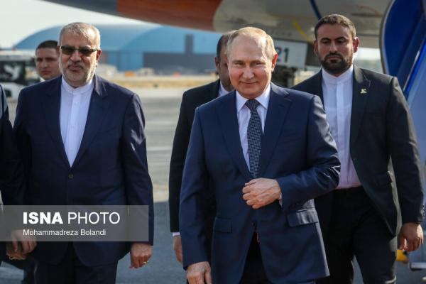 تصاویر ورود پوتین به ایران,عکسهای پوتین در ایران