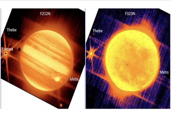 سیاره مشتری,انتشار تصاویری از سیاره مشتری توسط تلسکوپ فضایی جیمز وب