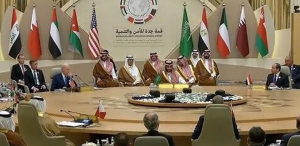نشست سران کشورهای عربی با آمریکا,اظهارات بایدن علیه ایران