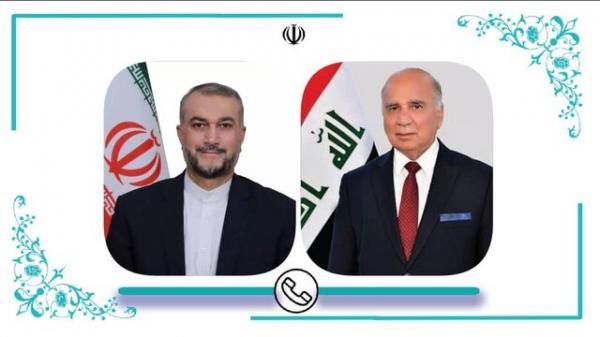 امیرعبداللهیان و وزیر خارجه عراق,گفتگوی تلفنی وزیر خارجه ایران و عراق