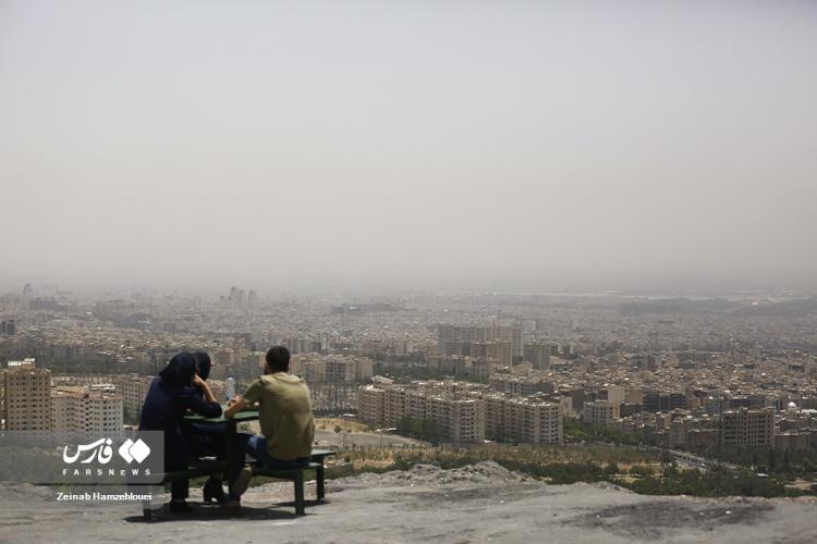 تصاویر آلودگی هوا در اصفهان,عکس های آلودگی هوا در تهران,تصاویر آلودگی هوای اصفهان و تهران در تیر 1401