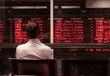 شاخص کل  بورس در انتهای معاملات,ریزش بورس