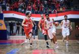 تیم ملی بسکتبال,دیدار تیم ملی بسکتبال ایران و سوریه