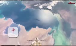 فیلم/ دریاچه خزر از ایستگاه فضایی بین المللی