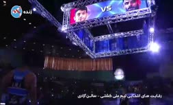 فیلم | کشتی حسن یزدانی علیرضا کریمی؛ انتخابی تیم ملی کشتی آزاد