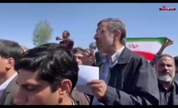 فیلم/ واكنش احمدی‌نژاد به بازداشت مصطفی تاجزاده