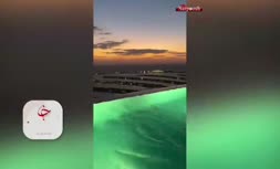 فیلم/ بلندترین استخر ۳۶۰ درجه جهان در ارتفاع ۲۱۰ متر در دبی