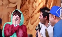 فیلم | شیطنت خبرساز جدید یوسف تیموری؛ ترساندن بهنوش بختیاری وسط مصاحبه