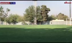 فیلم/ تمرینات انفرادی وریا غفوری در زمین شماره ۳ آزادی