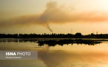 تصاویری از مازوت سوزی در ایران,عکس های سوختن مازوت در ایران,تصاویری از آلودگی هوا بر اثر سوزاندن مازوت