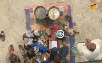 تصاویر بازار آزادانه فروش تریاک در قندهار 