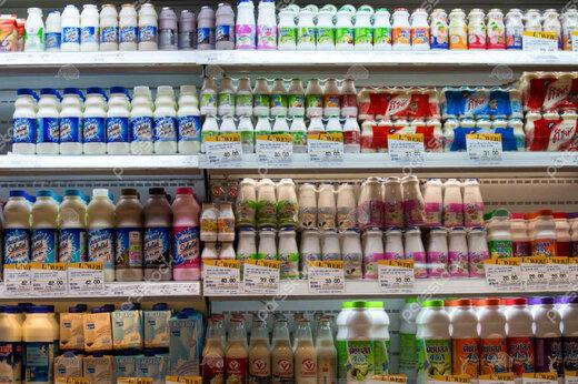نرخ انواع شیر پاستوریزه,قیمت شیر
