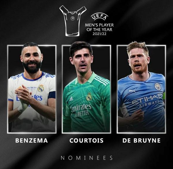 نامزدهای نهایی بهترین بازیکن و مربی فصل اروپا,نامزدهای بهترین بازیکن سال یوفا