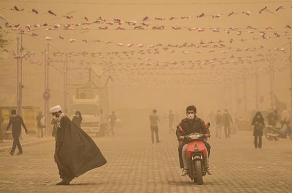 آلودگی هوا در خوزستان,آلودگی هوا در غرب خوزستان