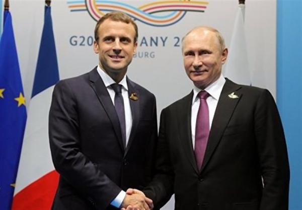 پوتین و مکرون,رئیس جمهور روسیه و فرانسه
