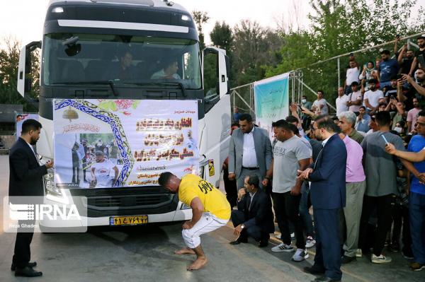 کشیدن تریلی کشیدن تریلی,ثبت رکورد