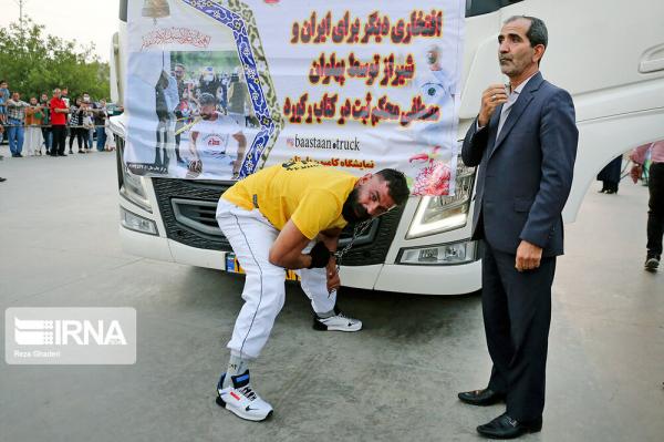 کشیدن تریلی کشیدن تریلی,ثبت رکورد