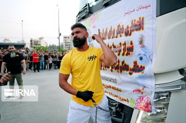 کشیدن تریلی کشیدن تریلی,ثبت رکورد