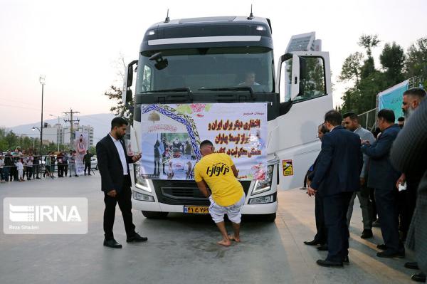 کشیدن تریلی کشیدن تریلی,ثبت رکورد