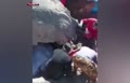 فیلم/ اولین تصاویر از سقوط سنگ بر روی چادر کوهنوردان در دماوند؛ مرگ یک نفر