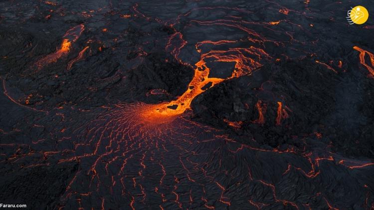تصاویر فوران آتشفشان در ایسلند,عکس هایی از فوران آتشفشان در ایسلند,تصاویری از آتشفشان ایسلند