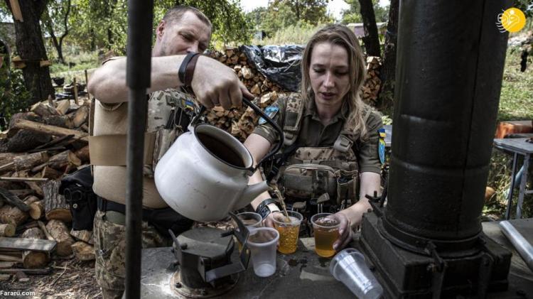 تصاویری از سربازان زن اوکراینی در خط مقدم جنگ,عکس های زنان اوکراینی در جنگ با روسیه,تصاویری از زنان ارتش اوکراین