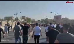 فیلم/ ورود معترضان به «منطقه سبز» بغداد و پارلمان عراق