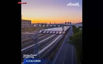 فیلم/ قطار لوکس و پرسرعت جاکارتا - باندونگ اندونزی