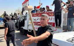 تصاویر اعتراضات در عراق