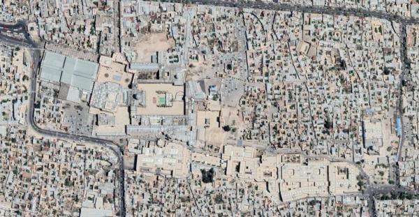 تخریب آثار تاریخی شیراز,توسعه حرم شاه چراغ در بافت تاریخی شیراز