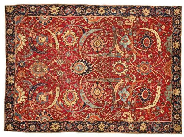 فرش ایرانی,۴ فرش ارزشمند ایرانی که در موزه‌های خارجی