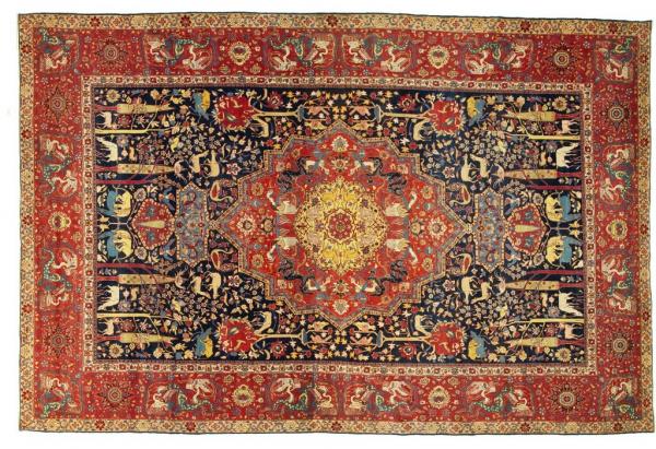 فرش ایرانی,۴ فرش ارزشمند ایرانی که در موزه‌های خارجی