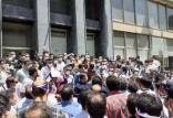 اعتراض کارکنان وزارت نفت,بازداشت ده‌ها نفر در تجمع اعتراضی کارکنان رسمی صنعت نفت