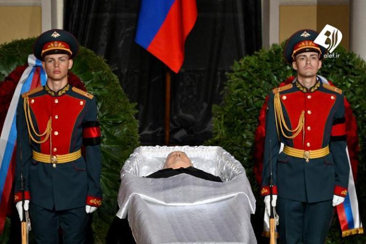 تصاویر خداحافظی هزاران روس با میخائیل گورباچف آخرین رهبرشوروی,عکس های جنازه میخائیل گورباچف,تصاویر خداحافظی با میخائیل گورباچف