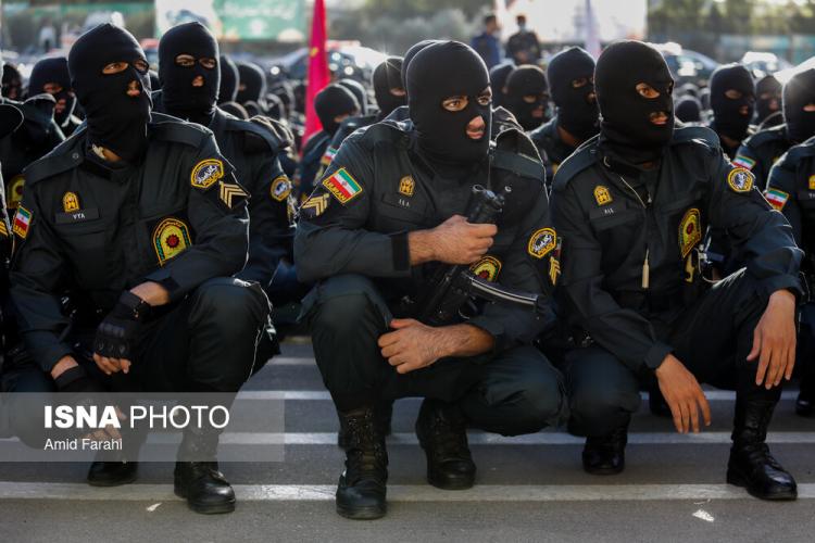 تصاویر آئین آغاز به کار گشت‌های ویژه پلیس,عکس های پلیس ویژه تهران,تصاویری از مراسم آغاز به کار گشت‌های ویژه پلیس پایتخت